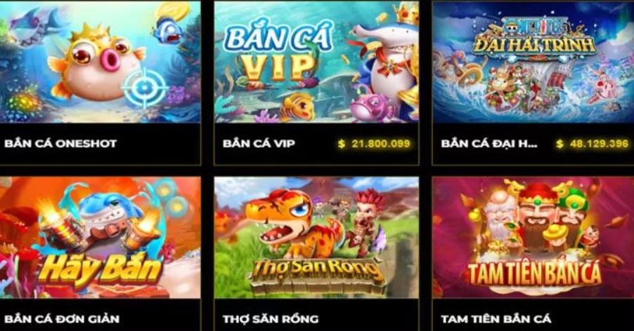 Kho game bắn cá cực khủng đầy tính giải trí 